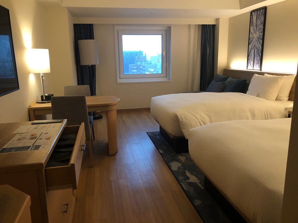 フェアフィールド札幌　カフェ　マリオット　プラチナ特典　朝食　子供添い寝　SPGアメックス紹介　ジム　駐車場料金