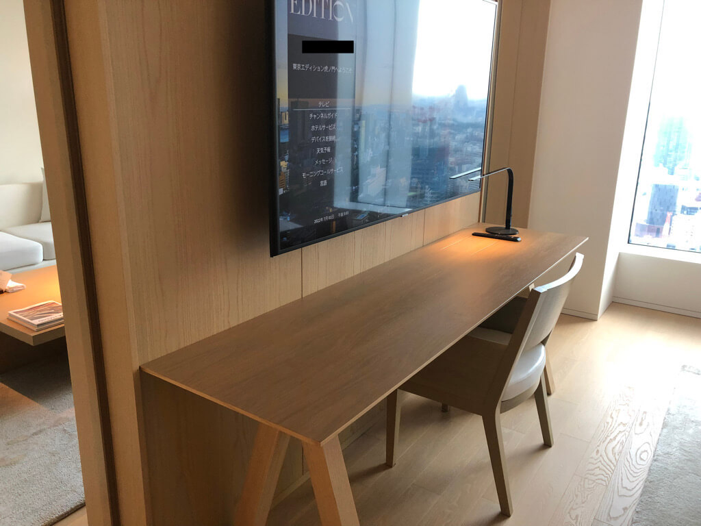 東京エディション虎ノ門　スイート　宿泊記　ブログ　アクセス　朝食　プール　ジム　マリオット特典　マリオットボンヴォイアメックス　紹介