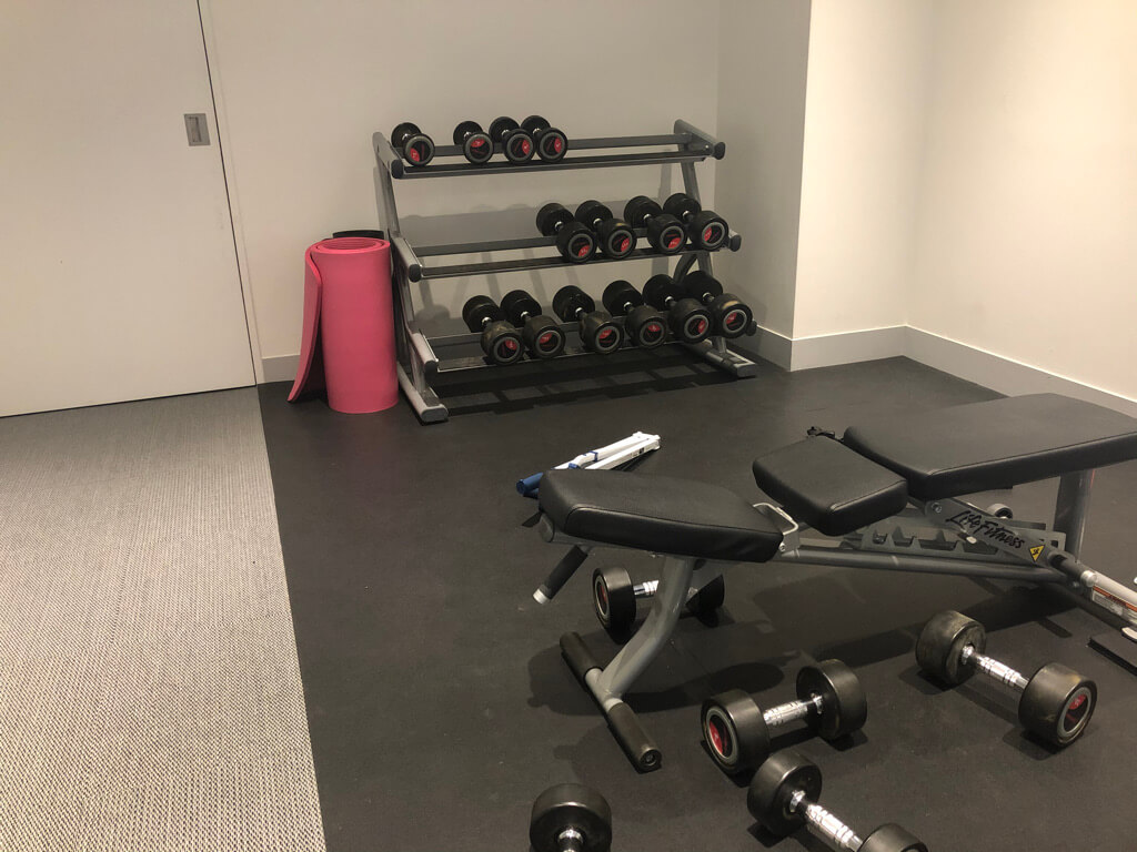 琵琶湖マリオットホテル　宿泊記　温泉付きプレミアム　SPGアメックス特典　格安宿泊　SPGアメックス紹介　子連れ旅　プラチナ特典　　館内施設　　フィットネスセンター　ジム