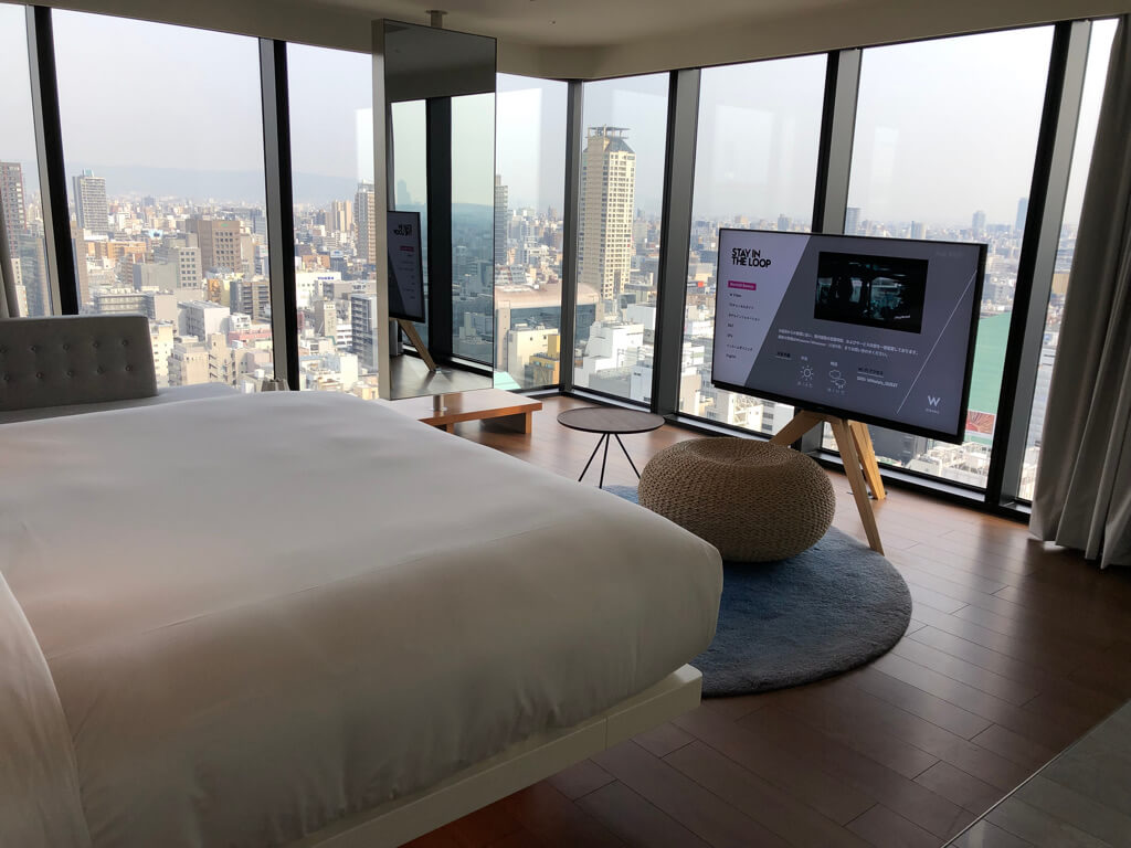 W大阪　子連れ　宿泊記　　ブログ　朝食　マーベラススイート　プール　ジム　バー　添い寝無料　マリオットボンヴォイアメックス　紹介