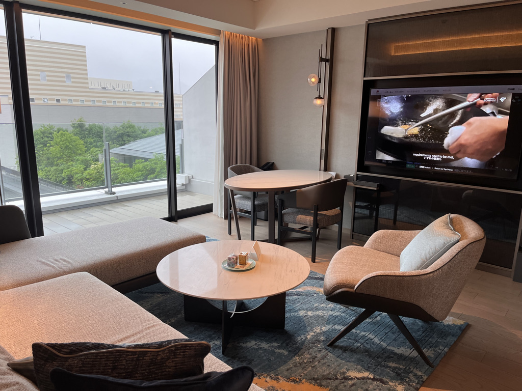 長崎マリオット　ラウンジ　朝食　宿泊記　ブログ　プラチナ特典
