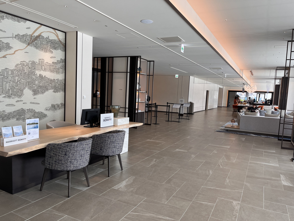 長崎マリオット　ラウンジ　朝食　宿泊記　ブログ