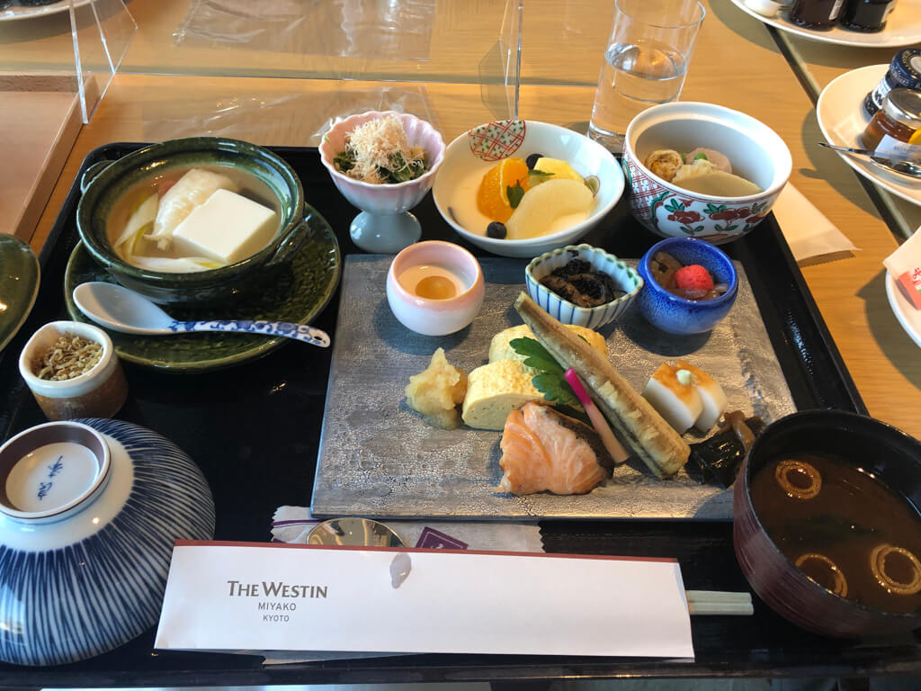 ウェスティン都ホテル京都　朝食　和定食　洋定食　ディナー