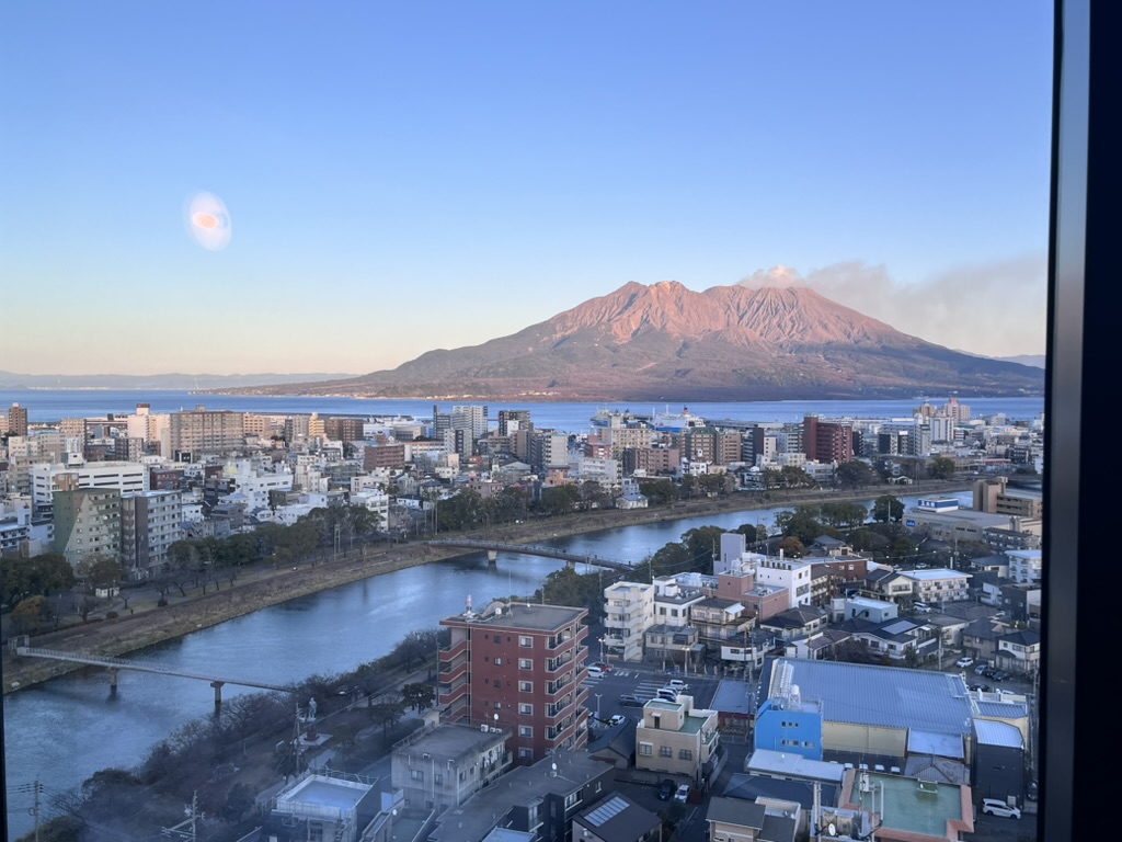 シェラトン鹿児島　宿泊記　部屋　温泉　ジム　無料シャトルバス