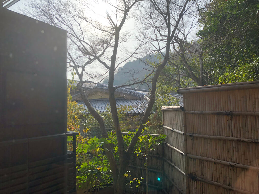 翠嵐ラグジュアリーコレクションホテル京都　記念日　宿泊記　ブログ　駐車場　朝食　プラチナ特典　人力車　シャンパンディライト　嵐山温泉　SPGアメックス　紹介