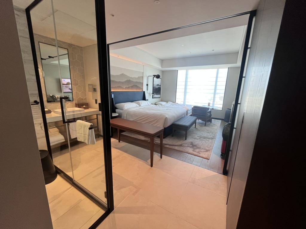 シェラトン鹿児島　宿泊記　部屋　温泉　ジム　無料シャトルバス