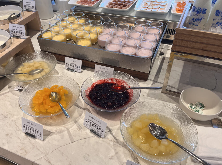 長崎マリオット　ラウンジ　朝食　宿泊記　ブログ　プラチナ特典