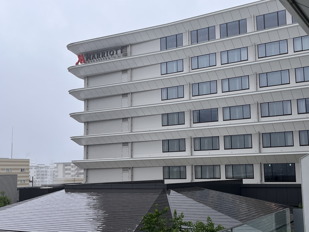 長崎マリオット　ラウンジ　朝食　宿泊記　ブログ　プラチナ特典