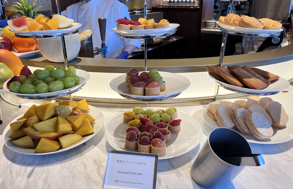 大阪ステーションホテル 子連れ 宿泊記 朝食 スペシャリティサロン　ラウンジ プラチナ特典