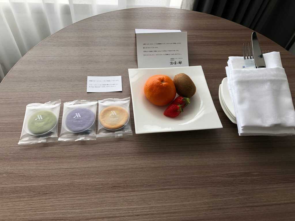 琵琶湖マリオット 宿泊記　ブログ　子連れ　体育館　朝食　　ラウンジ　マリオットボンヴォイアメックス　紹介　プラチナ特典　ゴールド特典　子供添い寝無料